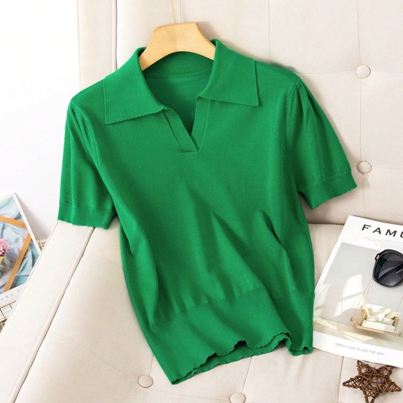 New Polo Summer Women Kit Short Sleeves T Shirt Ladys Casual Tee Top p 51454925