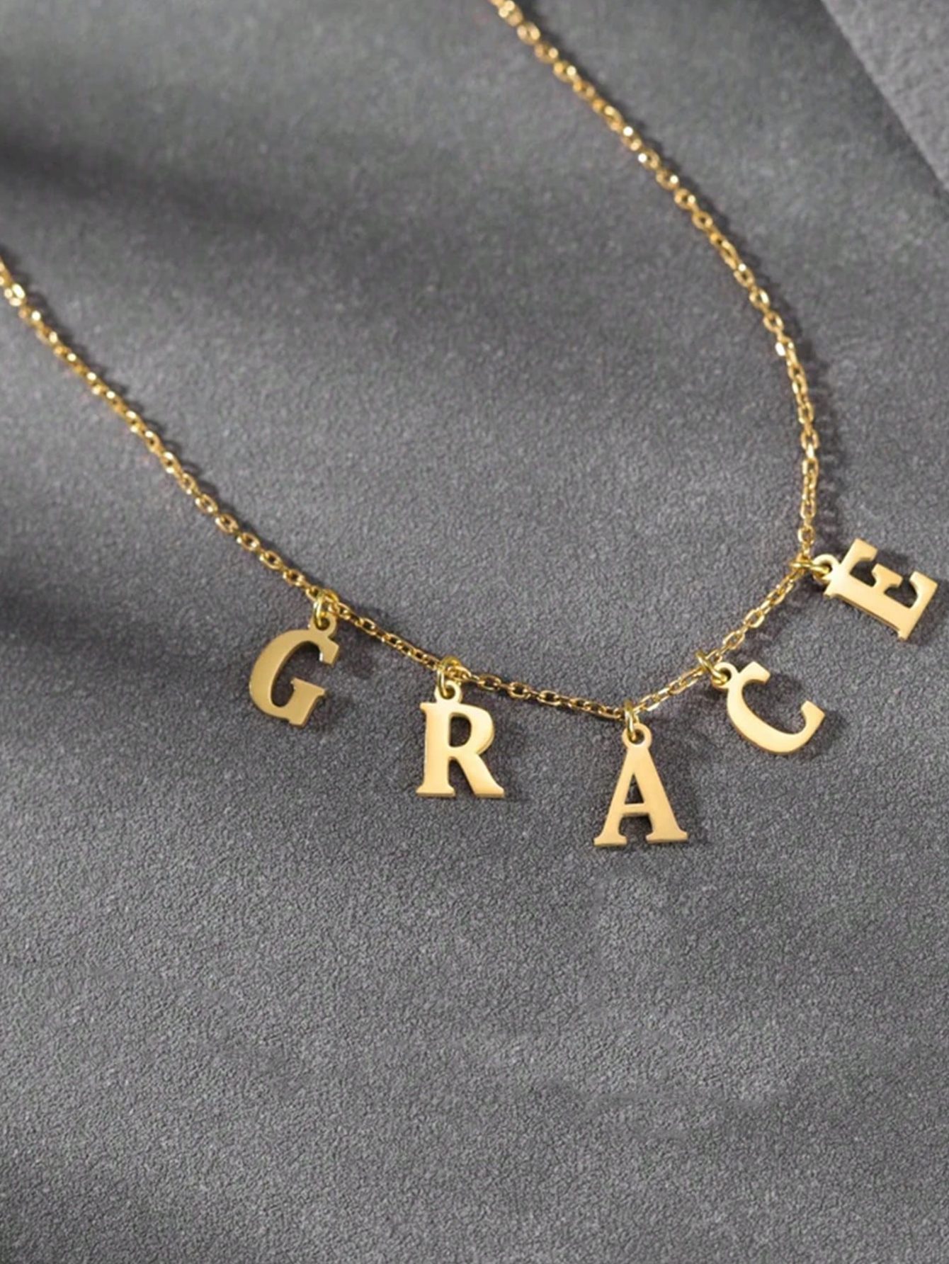Customized Letter Name Necklace For Women A Z Letter Necklace Stainless Steel Necklace Valentine s Day Gift For Your Girlfriend Vintage Contracted Stylish Fall Fashion Old Money Mother s Day For Anniversaries For Birthdays For Graduation For Prom For Party School Supplies For Teenagers Junior High School Students Middle School Students High School Senior High School Students College Students University Students Freshman Sophomore Underclassmen p 48408641