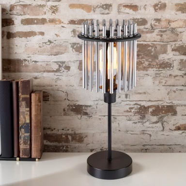 Modern Touch Dimming LED Table Lamp Toggle Between Cold Warm Neutral Light Three Color Temperature Glass Rods Lampshade Desk Lamp Metal Structure USB Charging Suitable For Bedroom Living Room Study Environment Light Holiday Dining Table Lighting Decoration p 106947250