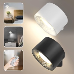 LED Wall Sconces Bedside Lamp With Rechargeable Battery Operated USB Port 3 Color Temperatures 5 Brightness Adjustable 360 Rotating Lamp Head Cordless Wall Lights Suitable For Bedroom Bedside Desk Reading Picture Frame Artworking Portrait p 109320169