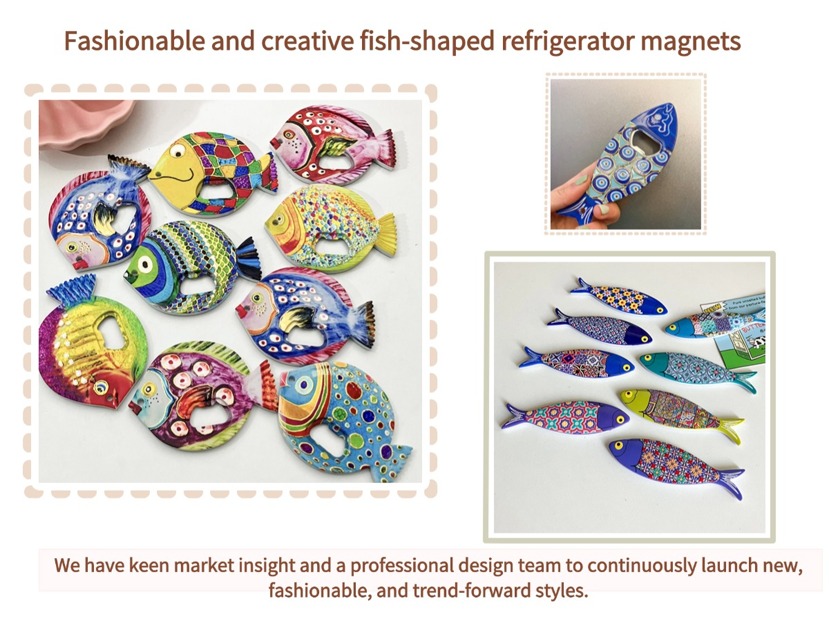 1pc Cute Goldfish Embossed 3D Fridge Magnet Bottle Opener Large Size Home Decor Daily Use And Holiday Gift Birthday Gifts Graduation p 50544173
