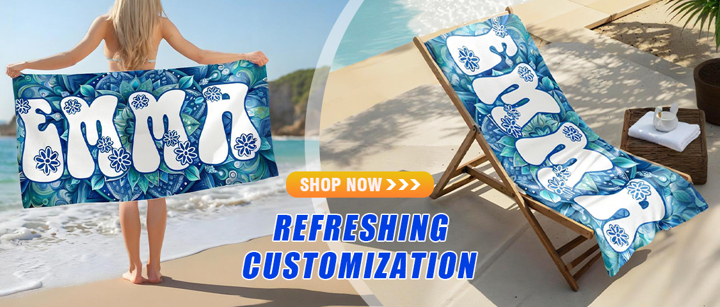 1PC Personalized Custom Beach Towel With Text Design Customized With Your Name Perfect For Use On The Beach By The Poolside And During Beach Vacations This Multifunctional Beach Towel Is Ideal For Outdoor Beach Activities Travel And Provides Comfort When Lounging Sunbathing And Relaxing A Unique Gift For Her Him Mother Father Girlfriend Boyfriend  p 143885398