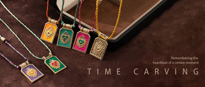 1Pc Boho Chic Pendant Necklace With Heart Charm Hand Woven Colored Rope Perfect For Casual Attire Travel Beach Outings Valentine s Day Gift Mom Mother Mother s Day Gift p 43386316