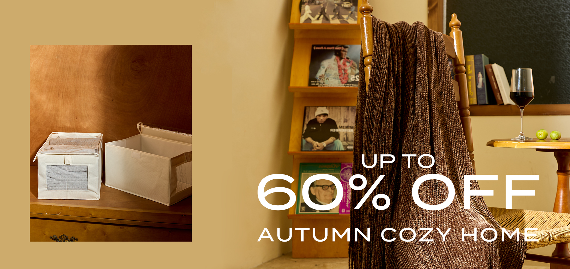 Home promotion: up to 60% off on selected items