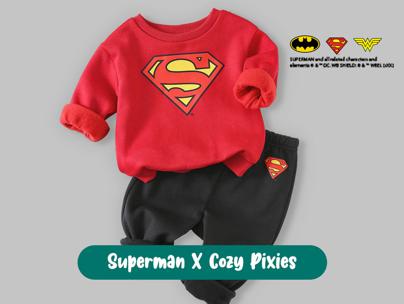 Superman x Cozy Pixies sc 16050007592