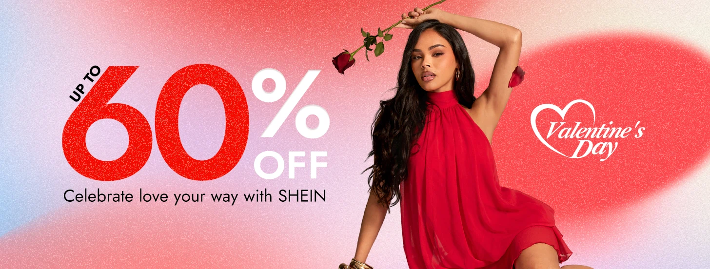 Valentine‘s day sale: Up to 60% off on selected items