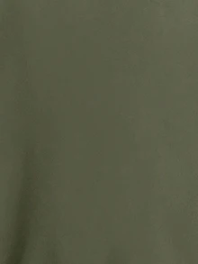 Struktiv 女士纯色翻领插肩袖双排扣休闲风衣 - 軍綠色 - 查看 6