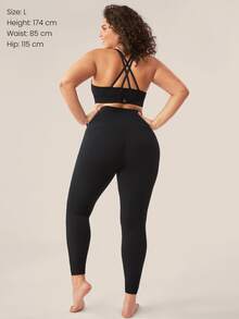 GLOWMODE 26" FeatherFit™ High Expectations Super High-Waist Pocket Leggings Gym  Spring Summer - Dark Green - View 10