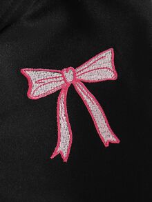 Tween Girl Long Sleeve Zip Up Hooded Black Jacket Halloween Autumn Fall School Career Day Cute Cool Girl - Black - View 3