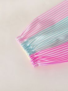SHEIN 女童秋季黃色長袖襯衫 背後蝴蝶結開衩下擺上衣 可愛仙女牛仔風甜美上衣 秋季服飾 新娘婚禮 3歲生日 - 彩色 - 查看 8