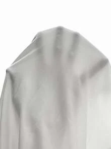 SHEIN EZwear 女款休閒簡約圓領長袖修身T恤，適合秋冬外出穿著 - 白色 - 查看 3