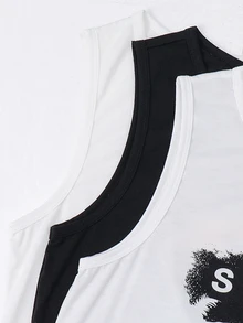 SHEIN 3件套青少年男童背心 - 彩色 - 查看 4