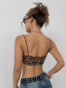 EgrlEra Leopard Print Summer Sexy Camisole - Multicolor - View 2