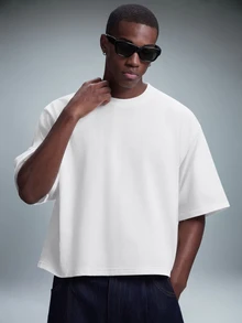 STYNVO Men's Summer Casual Character Print T-Shirt - White - View 6