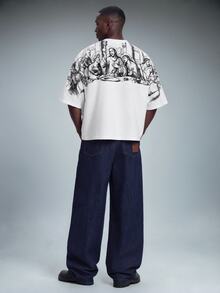 STYNVO Men's Summer Casual Character Print T-Shirt - White - View 7