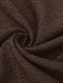 EMERY ROSE Women's Solid Color Wrap Skirt For Vacation And Casual Boho Wear Vacation Dark Brown Summer Vacation Daily Beach - Brown - View 8