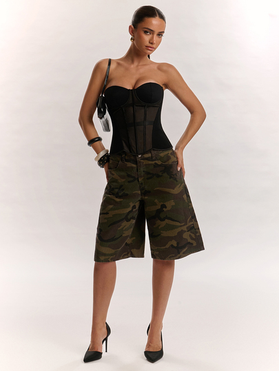 SHEIN BAE Women's Solid Color Casual Versatile Daily Wear Tube Top