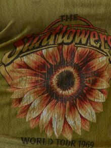 MUSERA Green Graphic Printed Sunflower Halterneck Top Summer Autumn Everyday Date Night Holiday Vacation Dazed - Multicolor - View 6