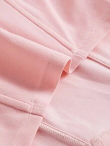 SHEIN MOD Romantic Pink Corset Date Night Top Bow Front Ruffle Trim Bandana Hem Crop Tube Top - Baby Pink - View 4