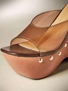 Hauture Women Platforms & Wedge Sandals - Brown - View 5