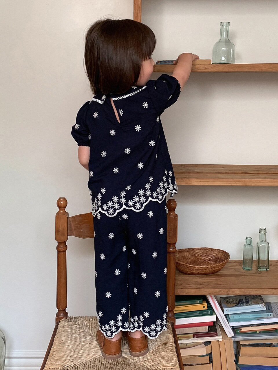 Baby Girl Sleeveless Shirt & Loose Casual Long Pants 2 Pieces Set Summer Toddler