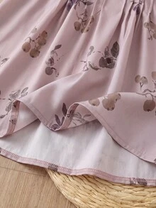 Rusticease Women's Floral Print Casual Matching Decent Daily Wear Formal Family Vacation Shirt Mother Of The Groom Mother Of The Bride Summer Grey And Pink - Khaki - View 4