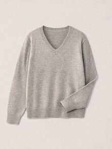 Calmiston Men's Casual Versatile Sweater, Autumn/Winter - Khaki - View 10