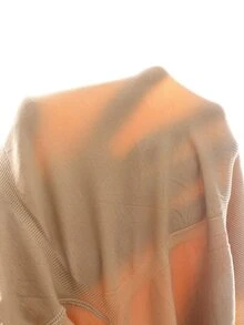 SHEIN 1 件女士无缝塑身衣，带腰部训练器、收腹带、提臀带、露背、方领、紧身衣 - 杏色 - 查看 6