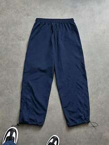 Gym Rark Men's Casual Daily Letter Print Drawstring Waist  Sports Pants, Gym - Blue - View 2