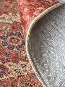 100% Polyester Washable Non-Slip Base Digital Printed Kitchen Rug Runner Beige - Made In Turkey - Beige - View 3