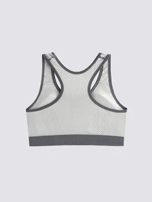 Loungeista 2 Pieces Color-Blocked Racerback Women's Sports Bras - Multicolor - View 6