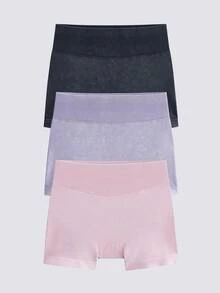 Loungeista 3pcs Women High Waist Thin Lifting Waist Running Quick-Dry 3/4 Leggings, Yoga Black Shorts, Fitness Shorts, Running Shorts, Lifting Butt Heart-Shaped Sports Shorts, Abdominal Shaping Shorts - Multicolor - View 1
