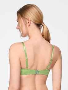 Bonmuse 3pcs Seamless Wavy Rim Underwire Bras - Multicolor - View 2