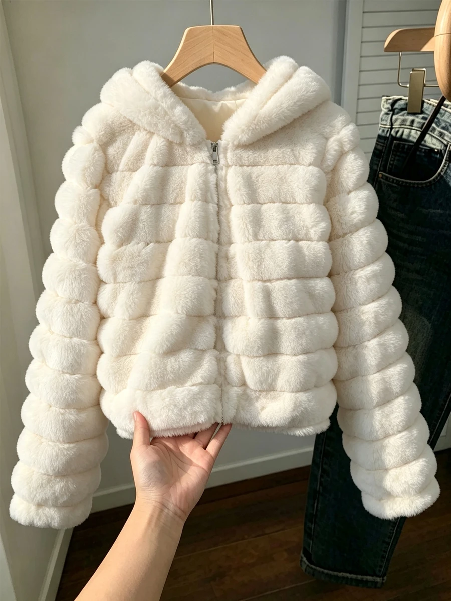 SHEIN Teen Girls Jackets - Apricot - View 1