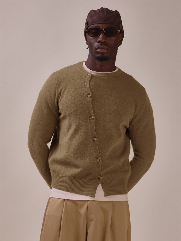 Musero Asymmetric Button Up Cardigan Long Sleeve Spring Summer Essentials