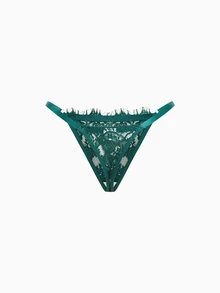 Slumbrini Hollow-Out Lace Push-Up Bra And Panty Set For Plus Size Women In Elegant Style, Lift Lingerie Set - Multicolor - View 4