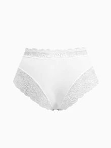 Slumbrini 3pcs/Pack Plus Size Women Lace Print Breathable Comfortable Triangle Panties, Ideal Gift Choice For Holidays - Multicolor - View 4