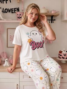 Slumberry CURVE Plus Size Pajama Sets - Multicolor - View 1