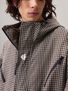 Vaulklash 美式休闲男士实用夹克，宽松版型，3D立体设计，时尚夹克，带帽外套，男士休闲外套 - 灰色 - 查看 8
