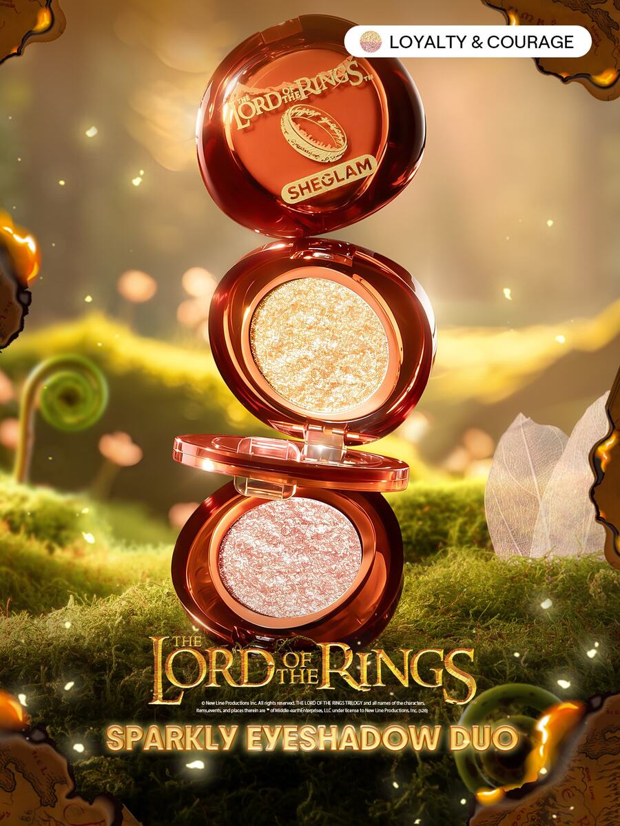 THE LORD OF THE RINGS | SHEGLAM Forces Of Fate | 雙色眼影-Loyalty & Courage 品牌美妝化妝品 適合女士與女孩 - Loyalty & Courage - 查看 1