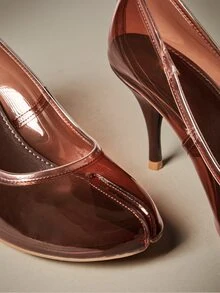 Hauture Women's Fashionable Daily Versatile High Heels - Coffee Brown - View 6
