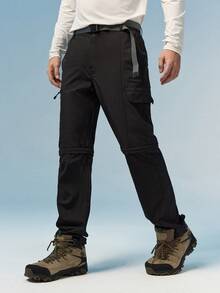 Caldwick Men's Outdoor Spring/Summer Hiking Quick-Dry Pants, Father's Day. The Size Is Slightly Small. It Is Recommended To Order A Size Larger. Sports Black - Black - View 6