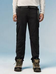 Caldwick Men's Outdoor Spring/Summer Hiking Quick-Dry Pants, Father's Day. The Size Is Slightly Small. It Is Recommended To Order A Size Larger. Sports Black - Black - View 5