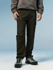 Caldwick Men's Outdoor Spring/Summer Hiking Quick-Dry Pants, Father's Day. The Size Is Slightly Small. It Is Recommended To Order A Size Larger. Sports - Army Green - View 5