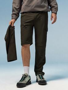 Caldwick Men's Outdoor Spring/Summer Hiking Quick-Dry Pants, Father's Day. The Size Is Slightly Small. It Is Recommended To Order A Size Larger. Sports - Army Green - View 1
