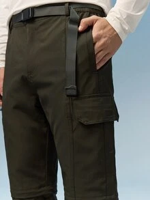 Caldwick Men's Outdoor Spring/Summer Hiking Quick-Dry Pants, Father's Day. The Size Is Slightly Small. It Is Recommended To Order A Size Larger. Sports - Army Green - View 6