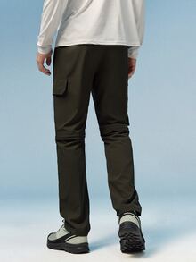 Caldwick Men's Outdoor Spring/Summer Hiking Quick-Dry Pants, Father's Day. The Size Is Slightly Small. It Is Recommended To Order A Size Larger. Sports - Army Green - View 3