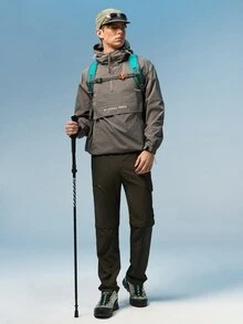 Caldwick Men's Outdoor Spring/Summer Hiking Quick-Dry Pants, Father's Day. The Size Is Slightly Small. It Is Recommended To Order A Size Larger. Sports - Army Green - View 7