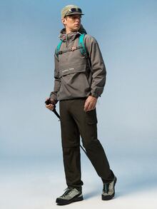 Caldwick Men's Outdoor Spring/Summer Hiking Quick-Dry Pants, Father's Day. The Size Is Slightly Small. It Is Recommended To Order A Size Larger. Sports - Army Green - View 2