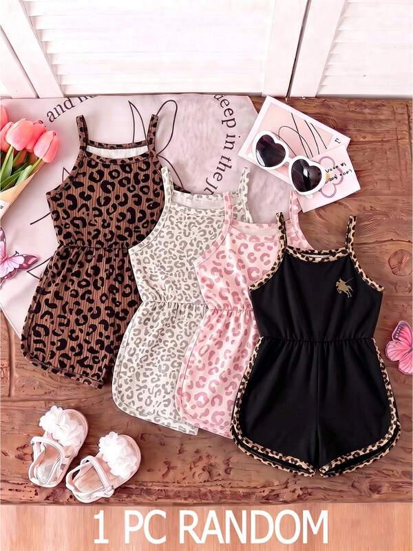 4 Desain Cantik yang Dipilih Secara Acak 1 buah Baju Terusan Kasual Leher Bulat untuk Bayi Perempuan Musim Panas Model Cami Terbaru